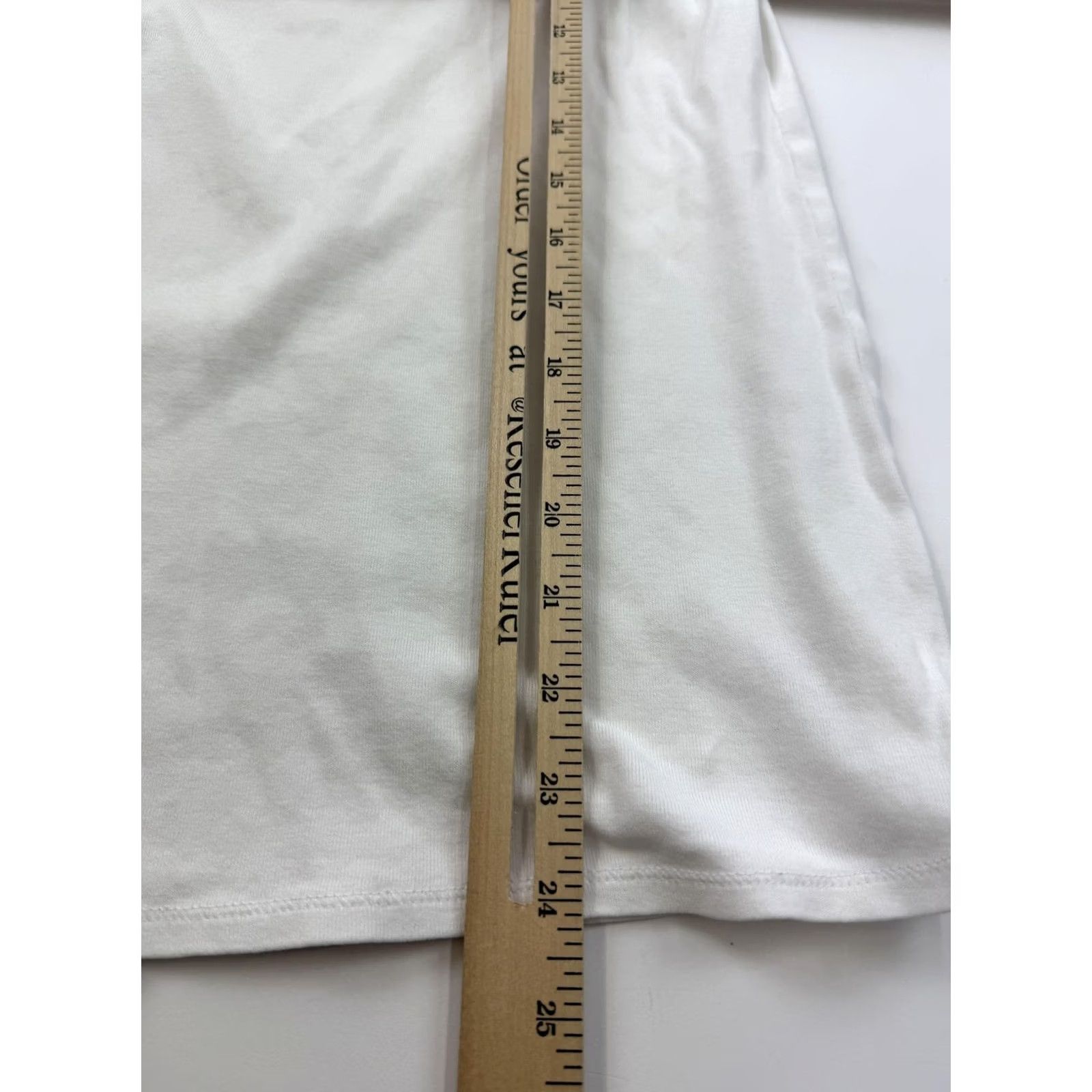 Eileen Fisher Eileen Fisher Shirt Womens S White Scoop Neck 3/4 Sleeve Organic Cotton Top Size S / US 4 / IT 40 - 7 Thumbnail