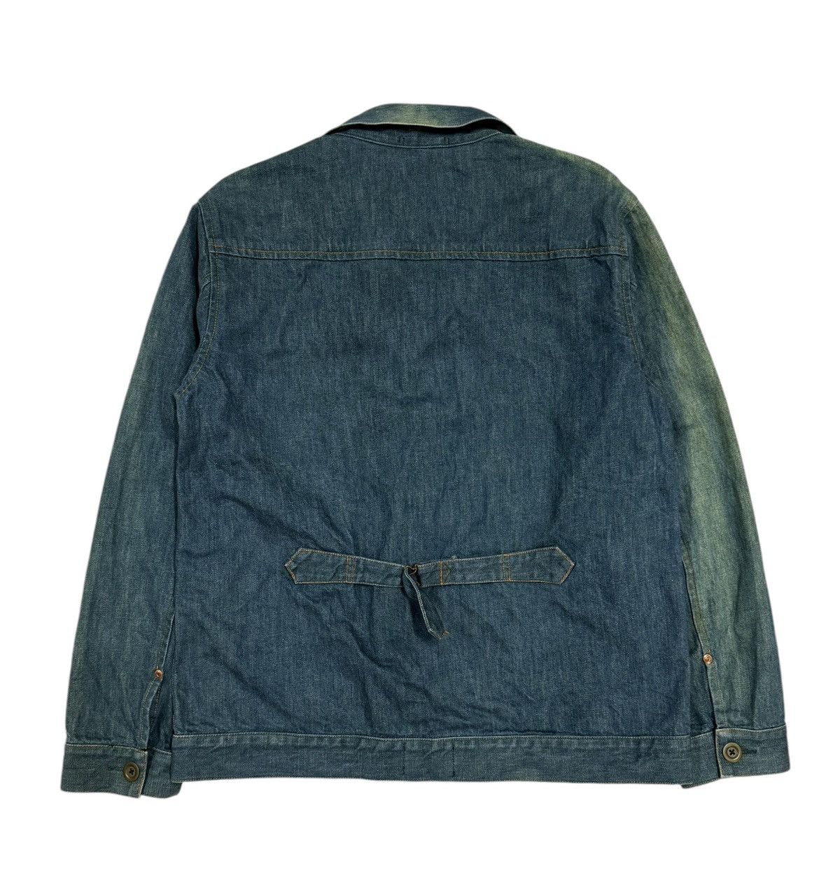 Needles × Nepenthes Vtg🔥Nepenthes Type-1 Trucker Sunfaded With Patina Jacket Size US L / EU 52-54 / 3 - 3 Thumbnail