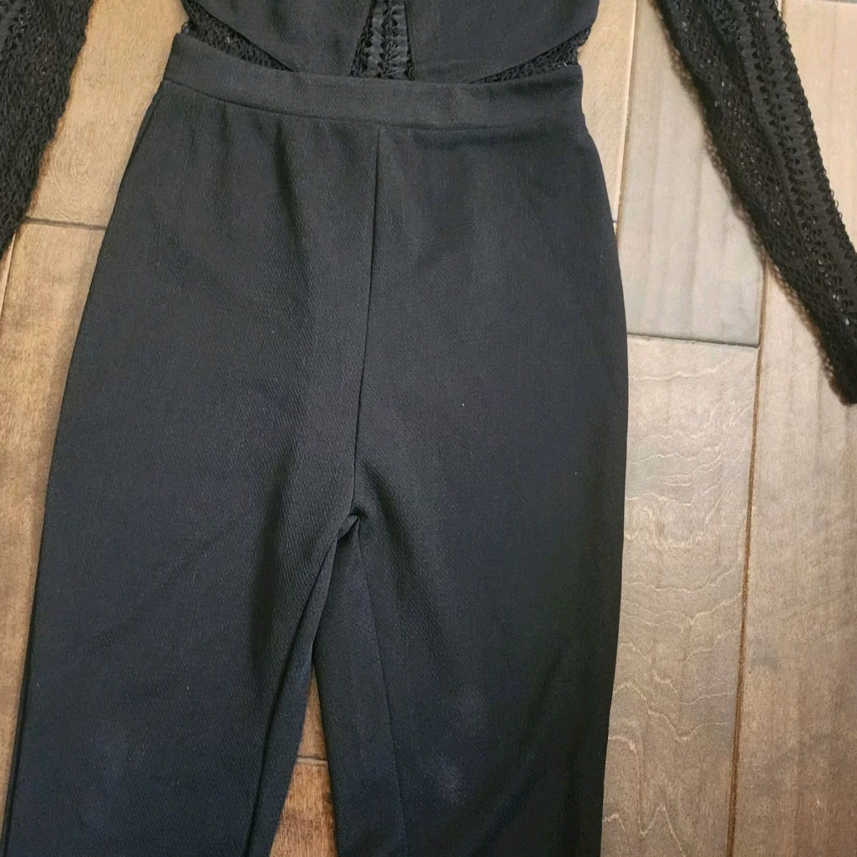 Fashion Nova Fashion Nova Jumpsuit Women's Black Long Sleeve - M - One-Piece - Clubwear - Regular Fit Size M / US 6-8 / IT 42-44 - 5 Thumbnail