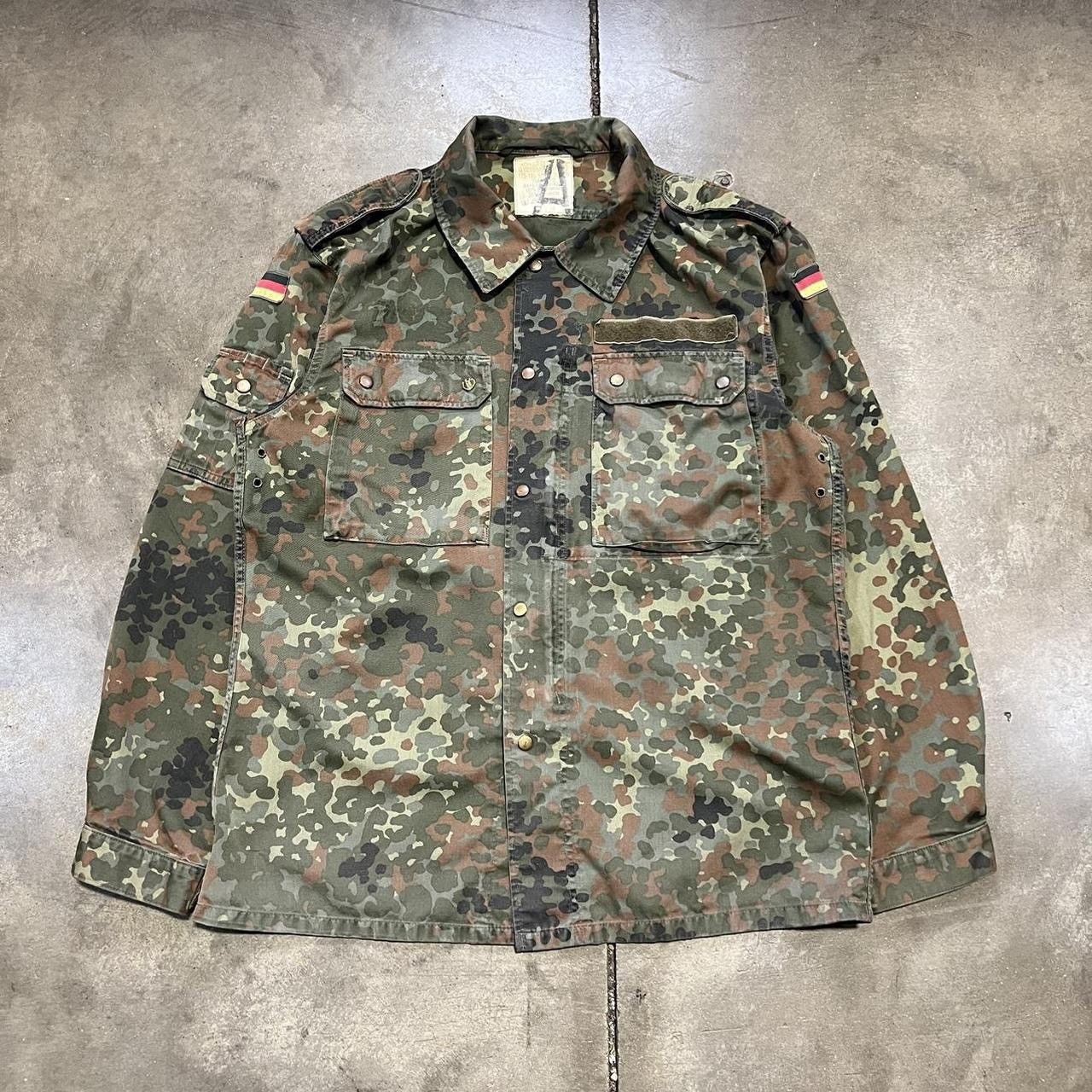 Vintage Vintage German Military Camo Jacket Flektarn Bundeswehr 90s Size US M / EU 48-50 / 2 - 1 Thumbnail