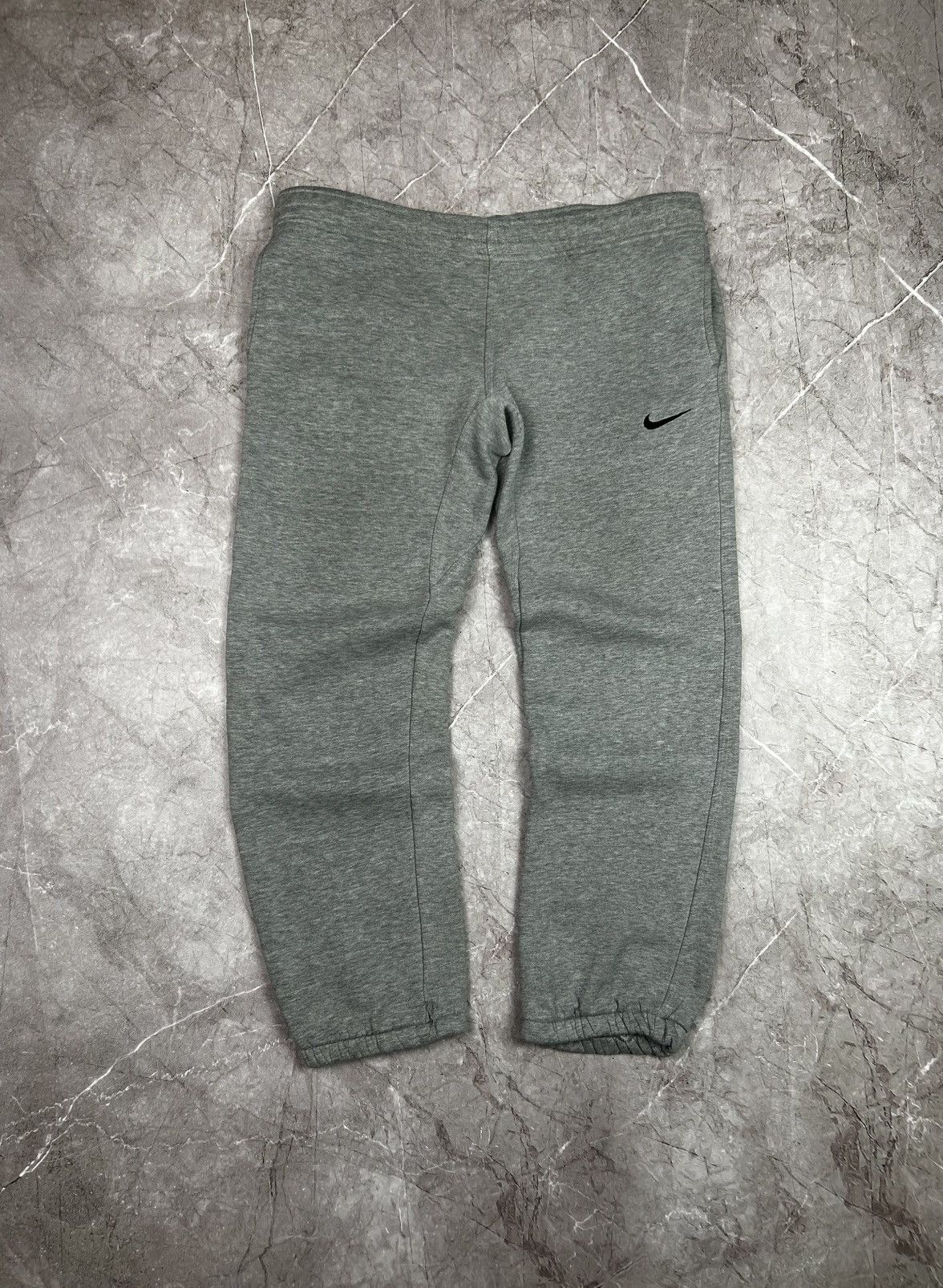 Nike × Vintage Vintage Y2K gray Nike baggy cotton sweatpants size L Size US 32 / EU 48 - 1 Thumbnail