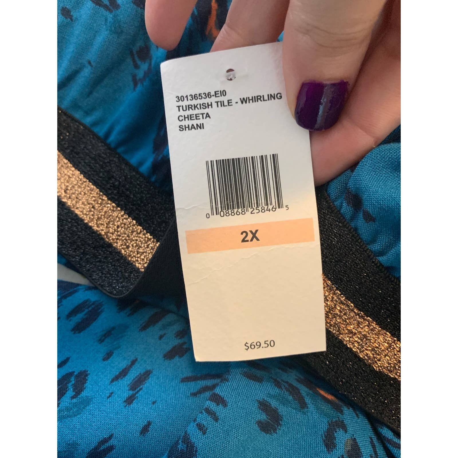 Jessica Simpson Jessica Simpson High Rise Elastic Waist Wide Pant size 2X Size 42" / US 20 - 11 Thumbnail