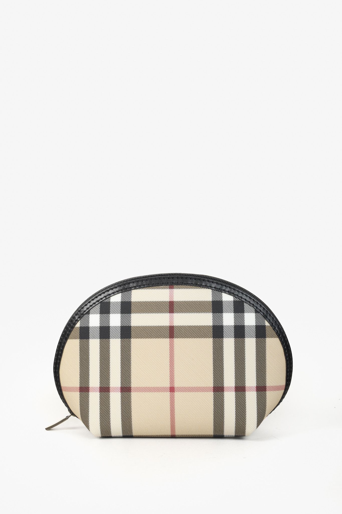 Burberry Burberry Check Canvas Zip Around Pouch Size ONE SIZE - 2 Thumbnail