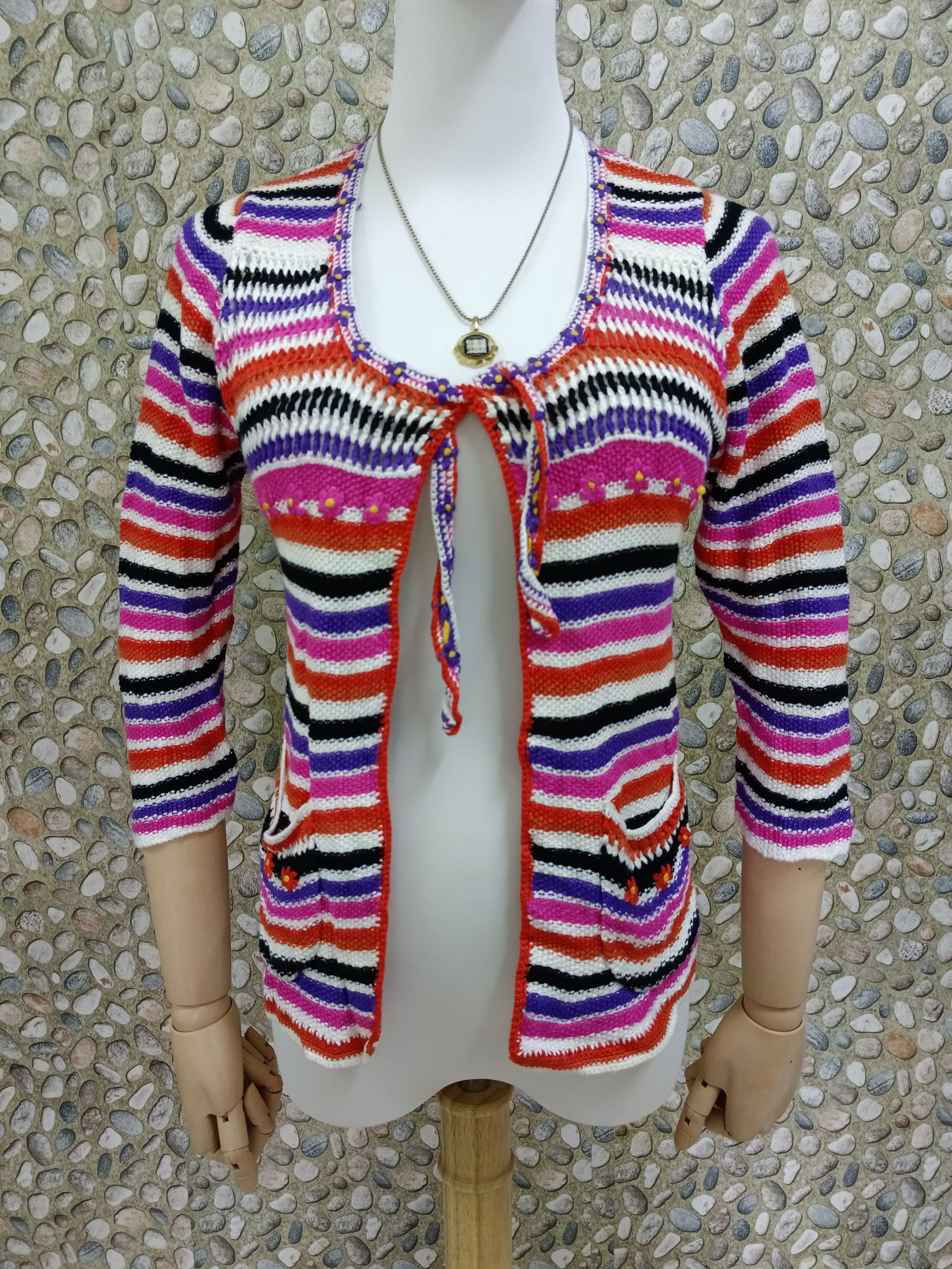 Just Cavalli JUST CAVALLI KNITT CARDIGAN(SIZE 42) Size S / US 4 / IT 40 - 1 Thumbnail
