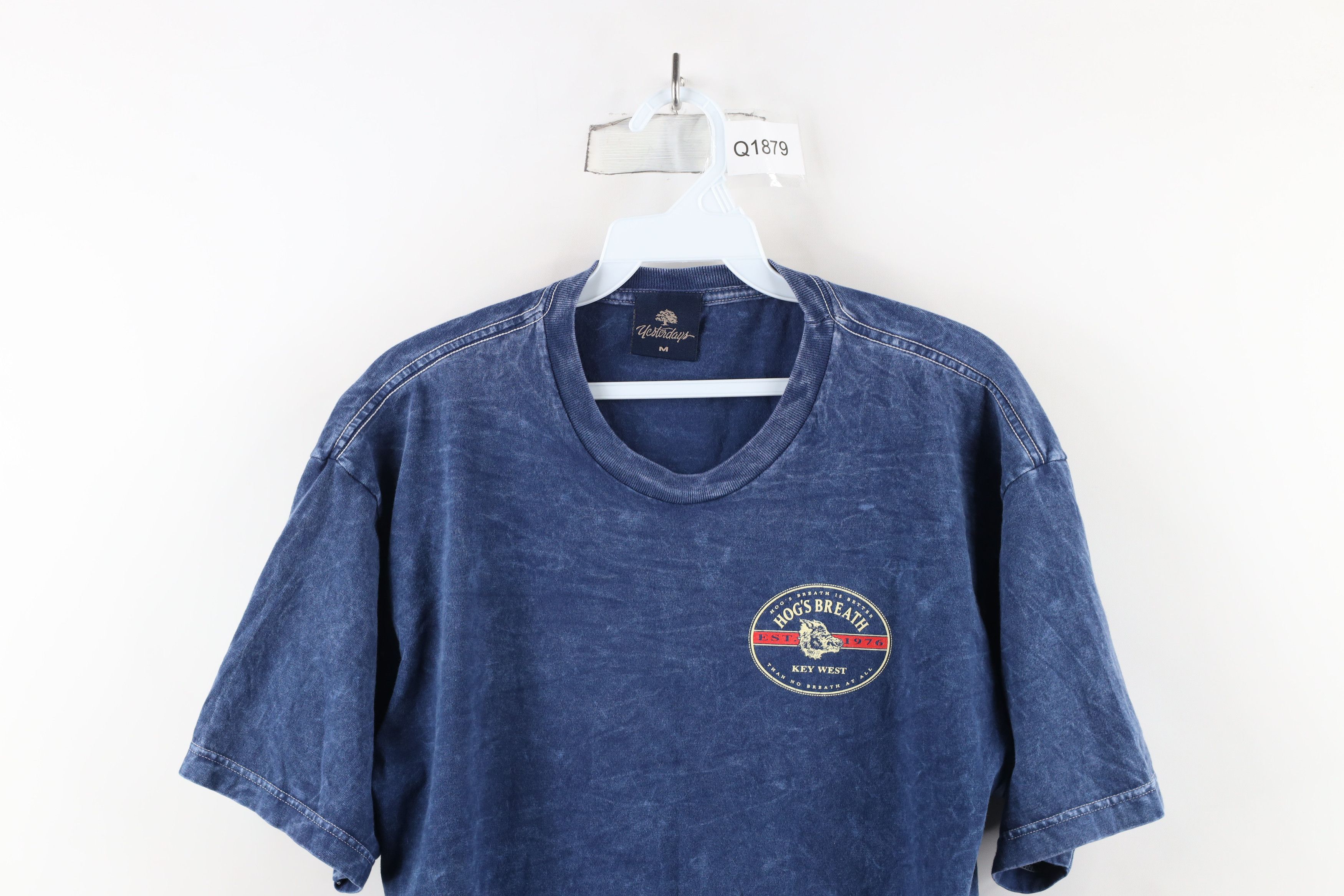 Vintage Vintage 90s Streetwear Wash Hogs Breath Saloon T-Shirt USA Size US M / EU 48-50 / 2 - 2 Thumbnail