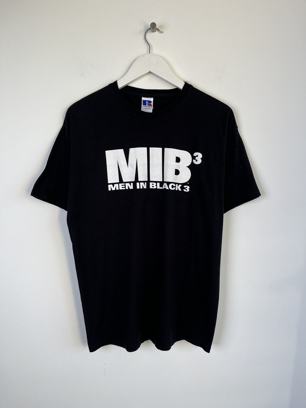 Russell Athletic Vintage Russell Men In Black 3 Black Promo Tee Size US L / EU 52-54 / 3 - 1 Thumbnail