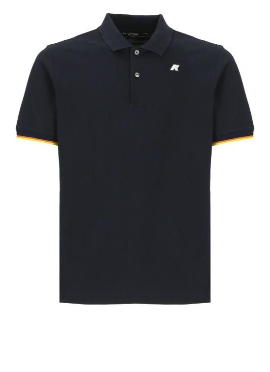 K-Way K-WAY Men Polo Shirts K1125BW K89 Blue Size US L / EU 52-54 / 3 - 1 Thumbnail