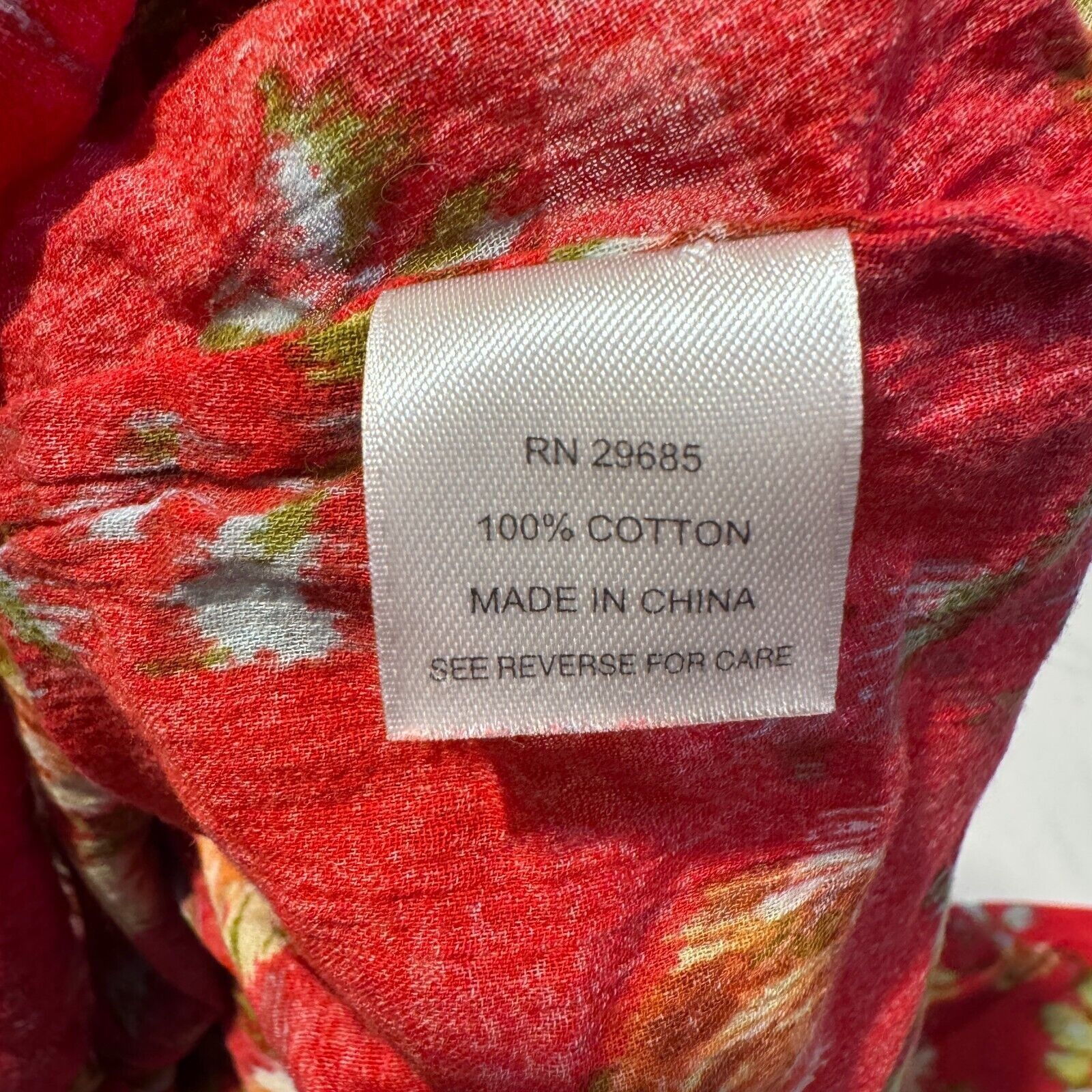 Pendleton Pendleton Floral Blouse Sz XL Roll Tab Sleeve Cotton Peasant Size XL / US 12-14 / IT 48-50 - 6 Thumbnail