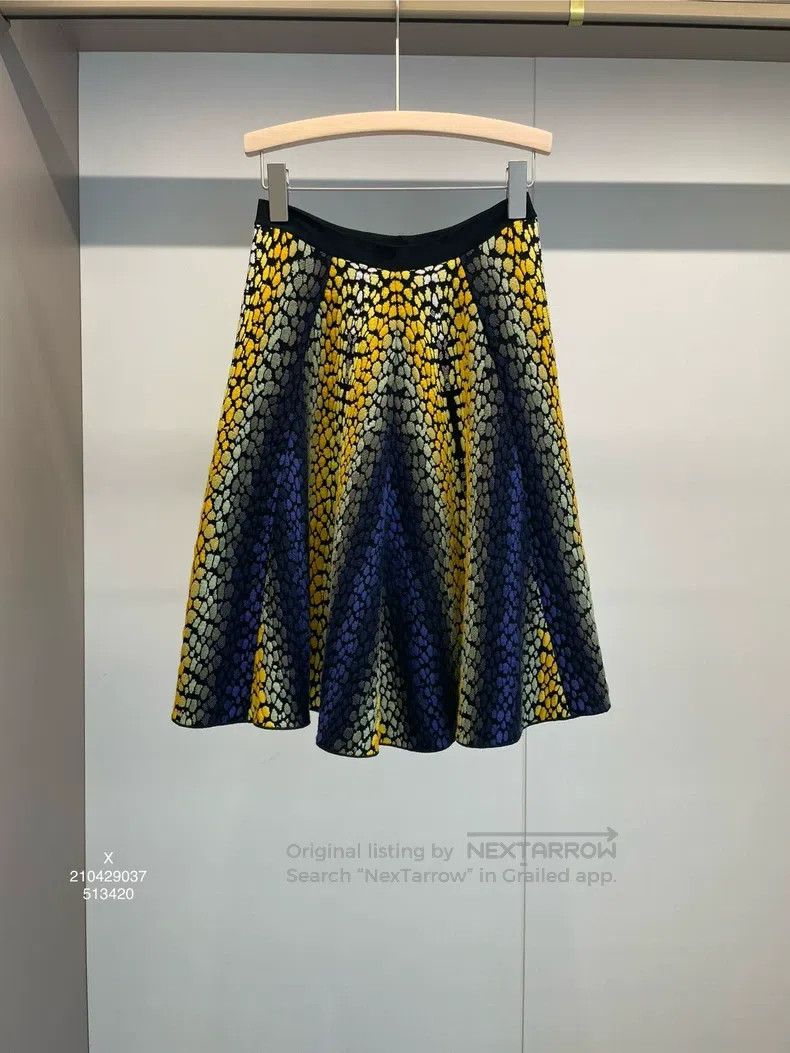 Fendi Fendi Color block cotton skirt Size 25" / US 0 / IT 36 - 1 Thumbnail