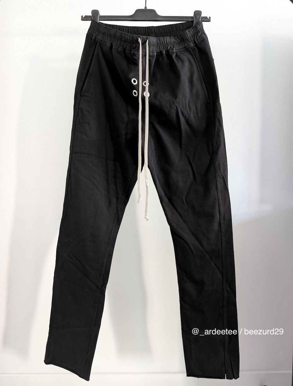 Rick Owens *NEW* GIMP EYELET BERLIN SWEATPANTS RIG MID-WEIGHT S $830 Size US 30 / EU 46 - 1 Thumbnail