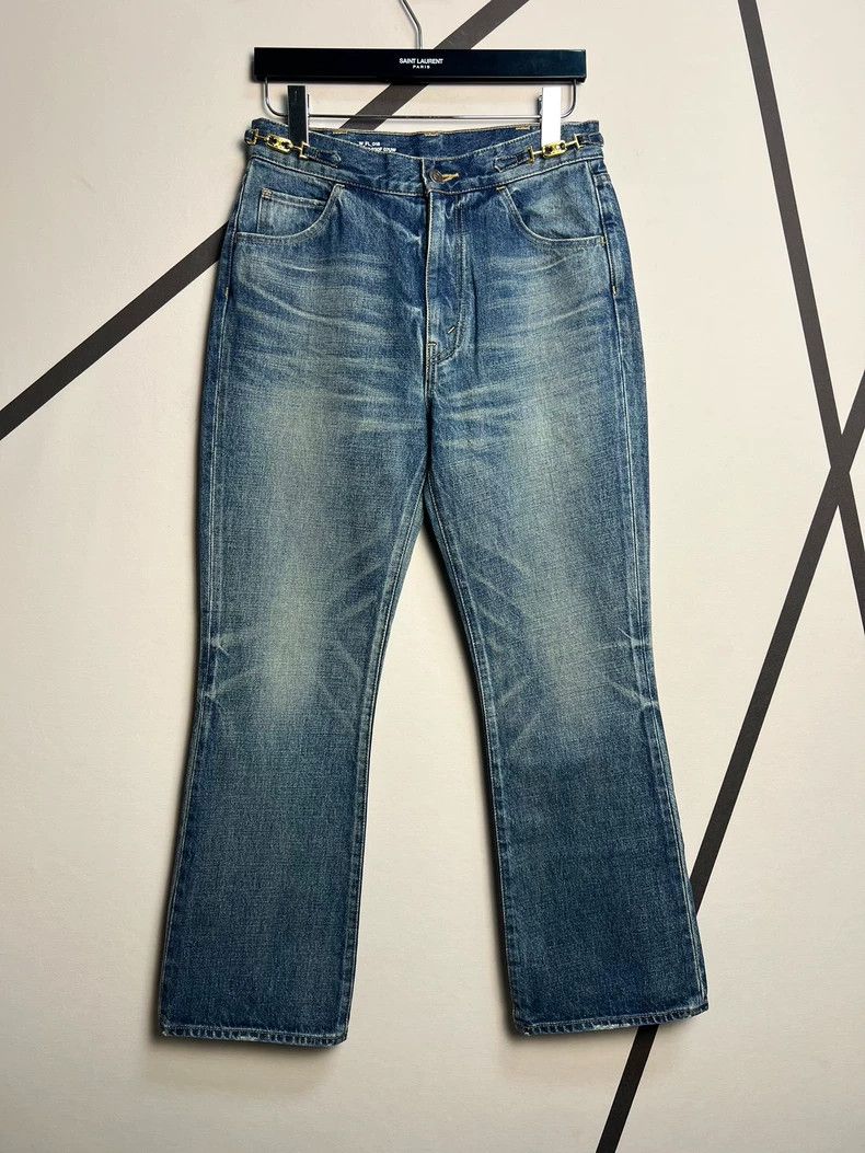 Celine Celine Dylan Washed Blue Flare Jeans - dmc Size US 30 / EU 46 - 1 Thumbnail