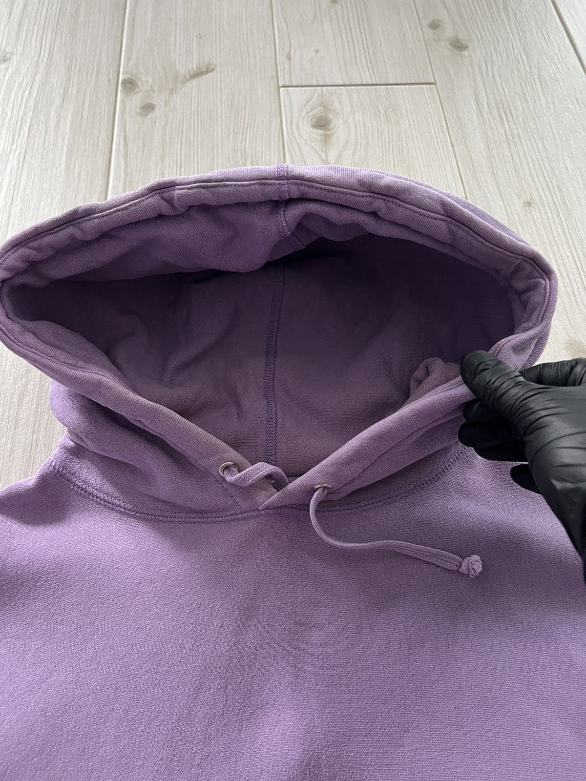 Supreme Supreme Sleeve Embroidery Hooded Sweatshirt Violet Medium Size US M / EU 48-50 / 2 - 11 Thumbnail