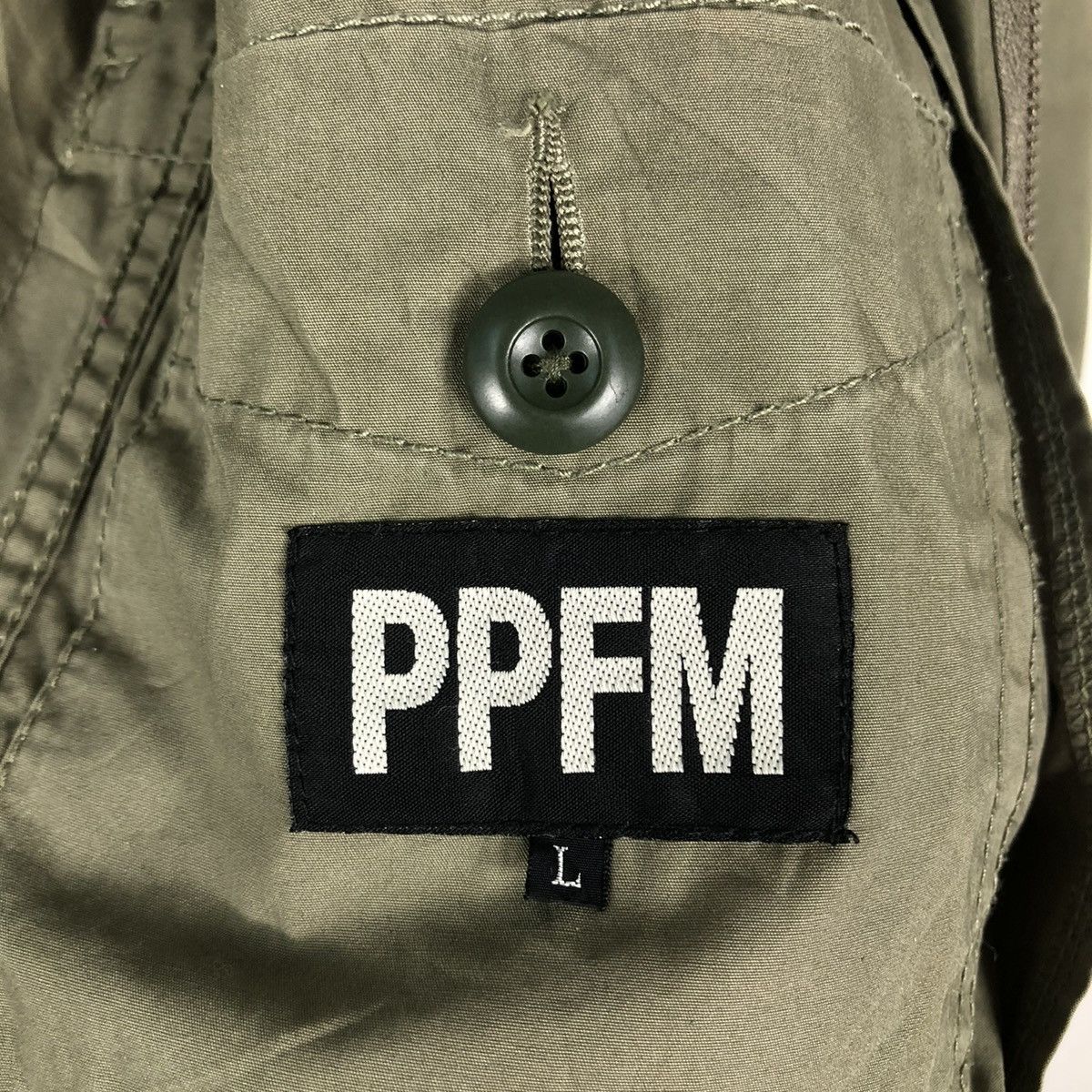 PPFM 🔥CROPPED BONDAGE PARACHUTE BIKER JACKET PPFM JAPAN Size US L / EU 52-54 / 3 - 22 Thumbnail