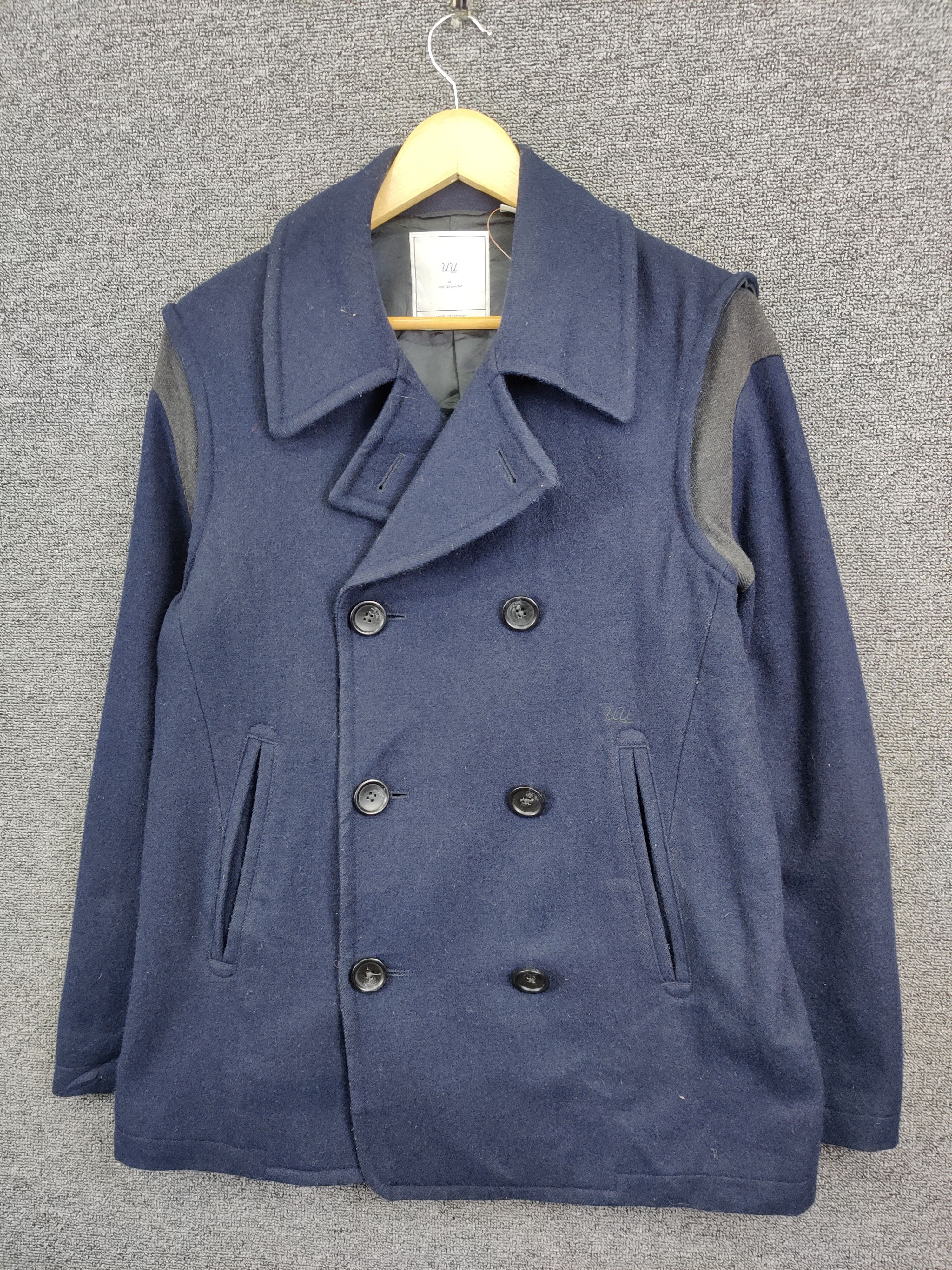 Jun Takahashi Uniqlo Undercover Jun Takahashi Wool Double Breasted Coat Size US M / EU 48-50 / 2 - 2 Thumbnail