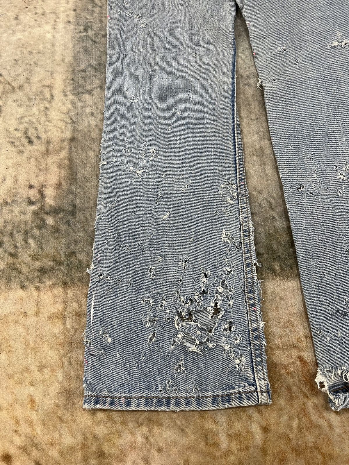 Hysteric Glamour × Levi's Flare 517 With Crazy Distressed Design Size US 28 / EU 44 - 17 Thumbnail