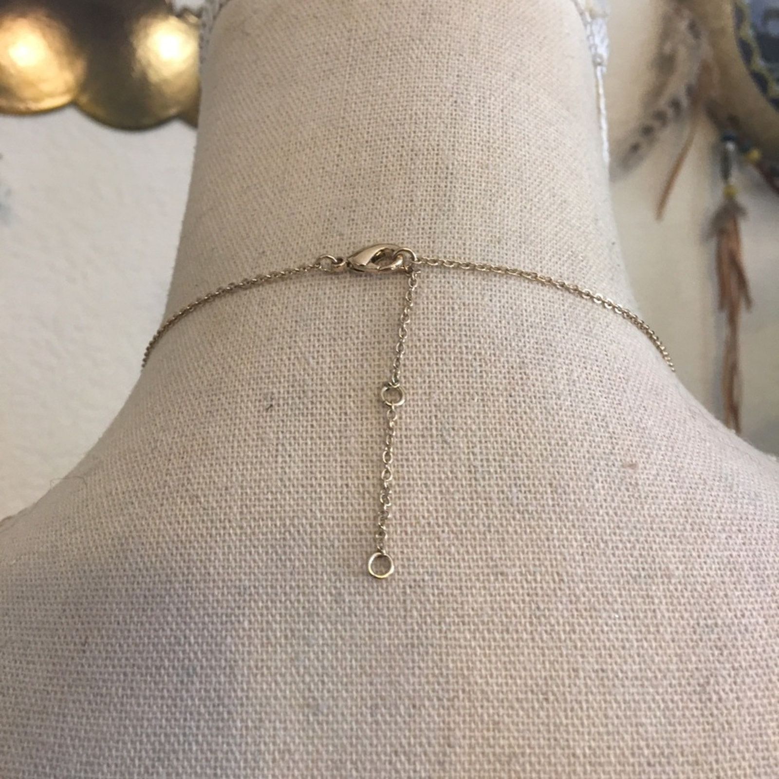 Jewelry Gold plated tassel fringe rolo chain necklace Size ONE SIZE - 5 Thumbnail