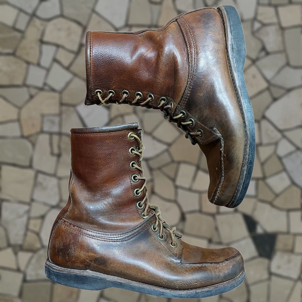 Vintage VINTAGE Itasca Boots Mens 11 Brown Leather Lace Up Outdoor Work Hiking 80s Mens Boots Size US 10 / EU 43 - 1 Thumbnail