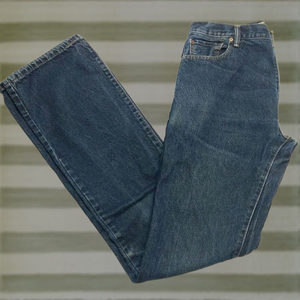 Levi's VINTAGE Levi's 517 Jeans Mens 34x40 Bootcut Denim Blue 5-Pocket Pockets 517 Western Y2K USA 90s Cowboys Mens Size US 34 / EU 50 - 1 Thumbnail