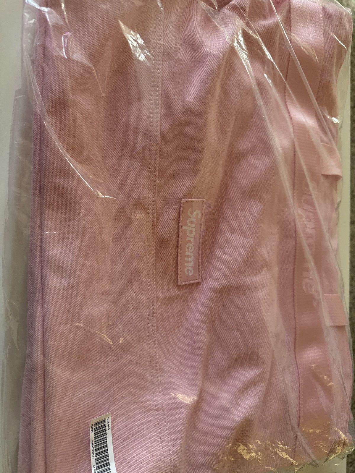 Supreme Ss25 Pink Tote Bag, Men's