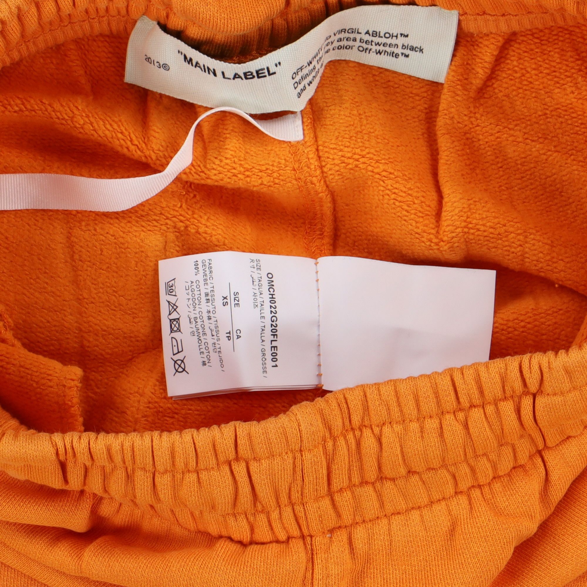 Off-White Orange Tape Diagonals Logo Sweatpants Size US 28 / EU 44 - 6 Thumbnail