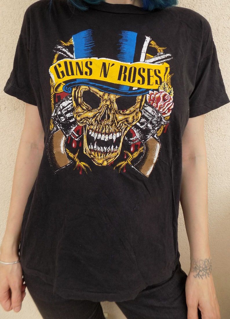 Band Tees Vintage 90's Guns N' Roses T-shirt Size US M / EU 48-50 / 2 - 3 Thumbnail