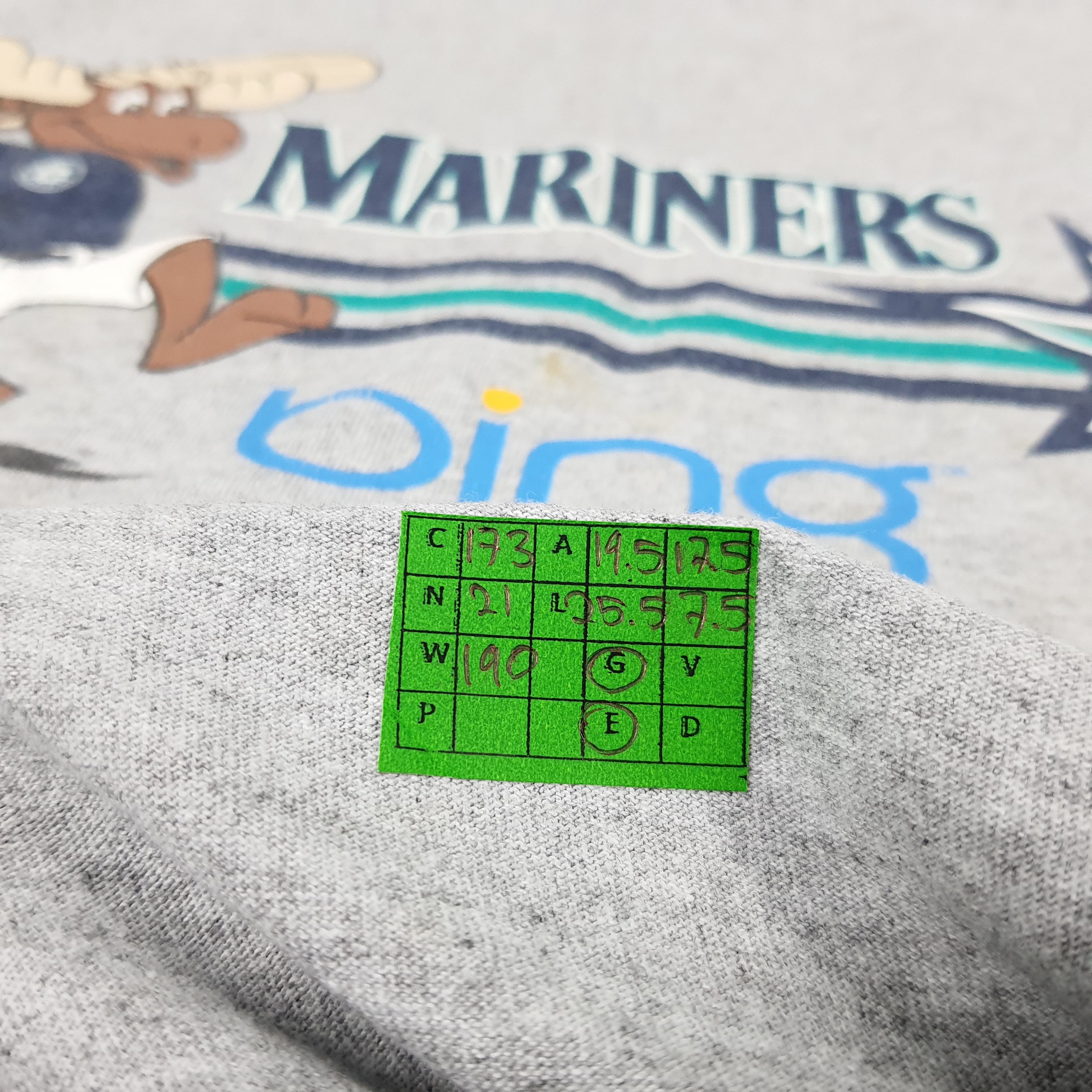 MLB × Vintage Vintage Mariners Bing Baseball MLB Sports Tshirt Size US M / EU 48-50 / 2 - 6 Thumbnail