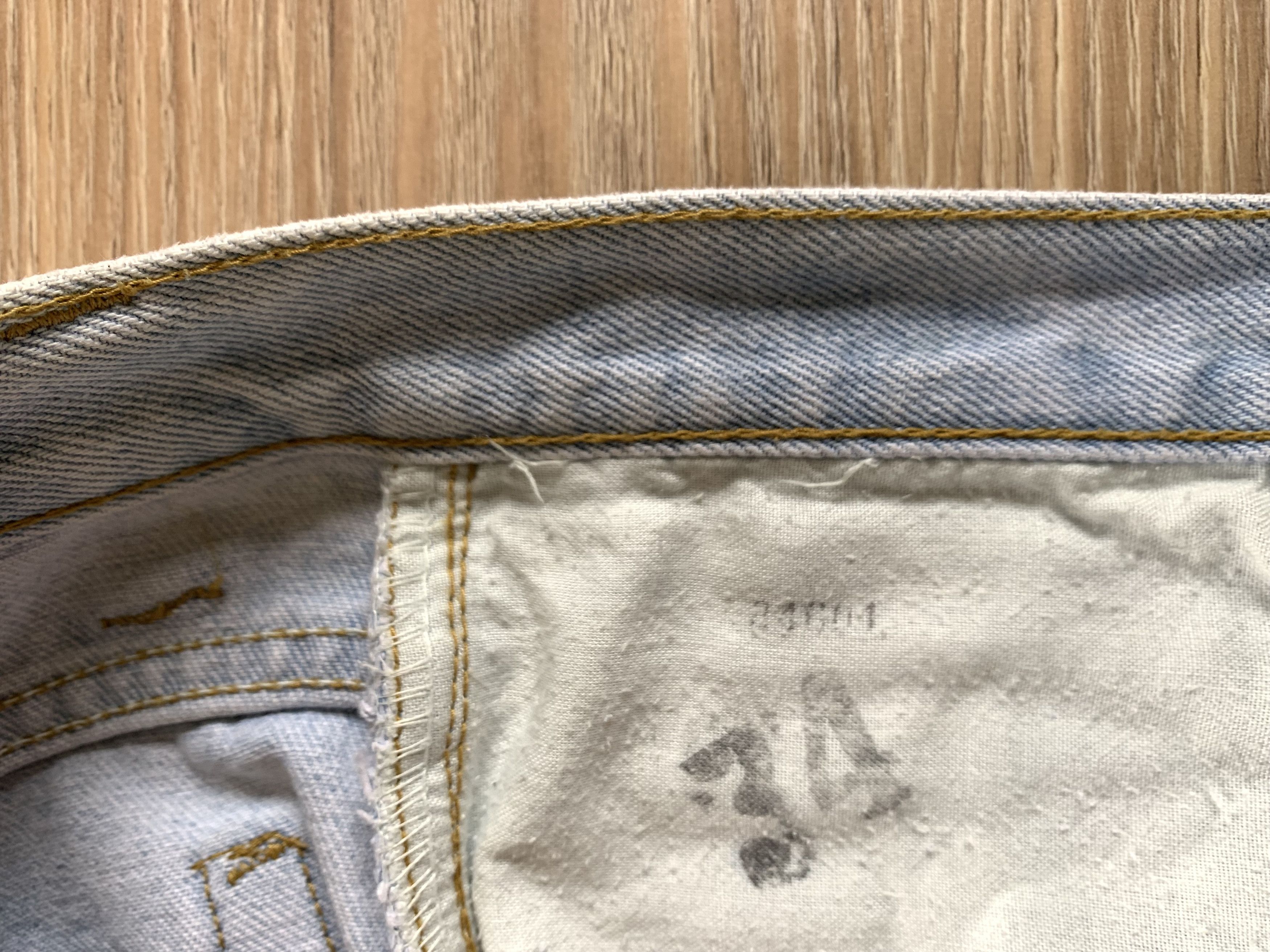 Levi's 501 Vintage White Jeans