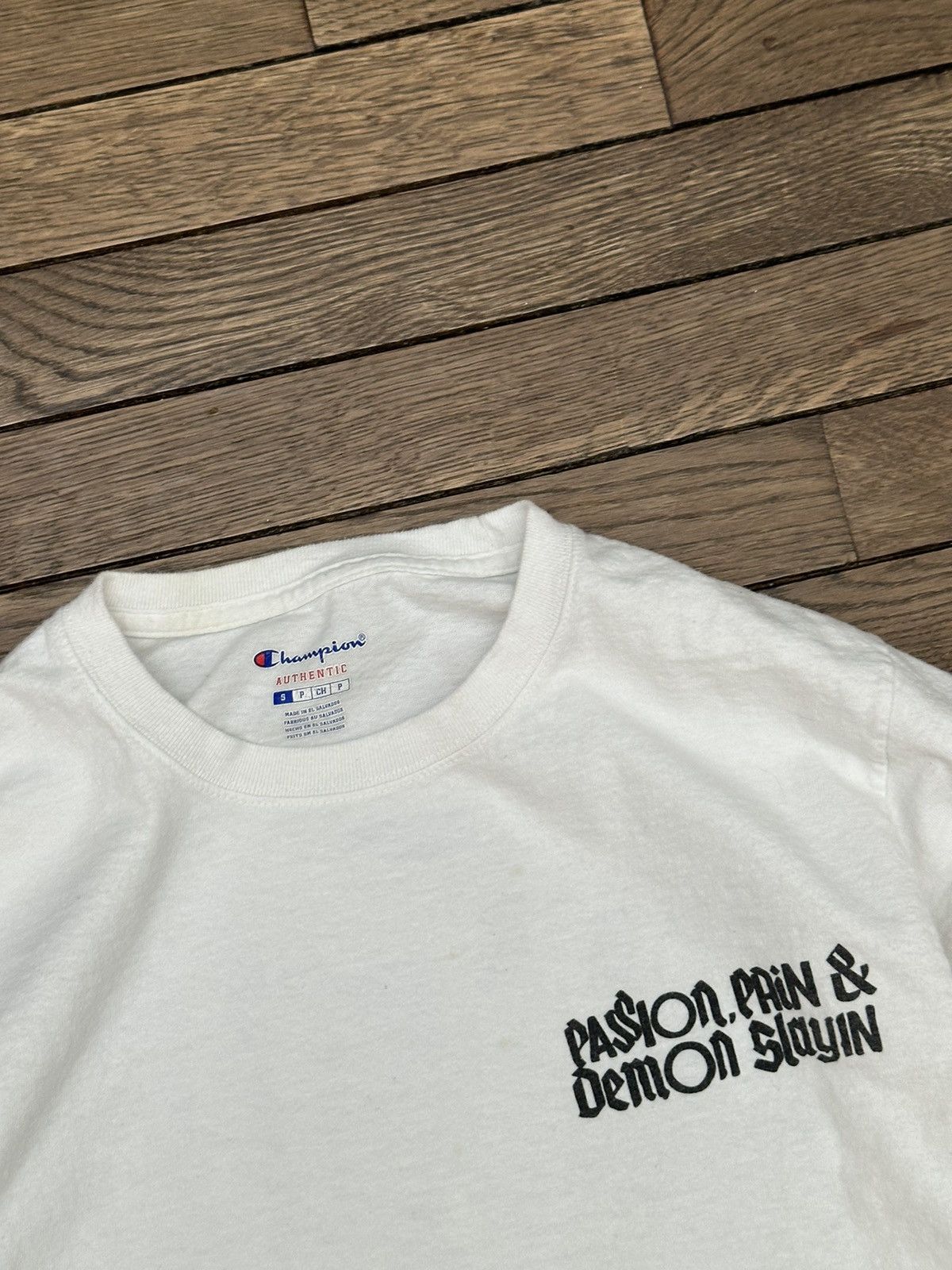 Champion Kid Cudi Passion Pain & Demon Slayin' Virgil Abloh Album Tee Size US S / EU 44-46 / 1 - 5 Thumbnail