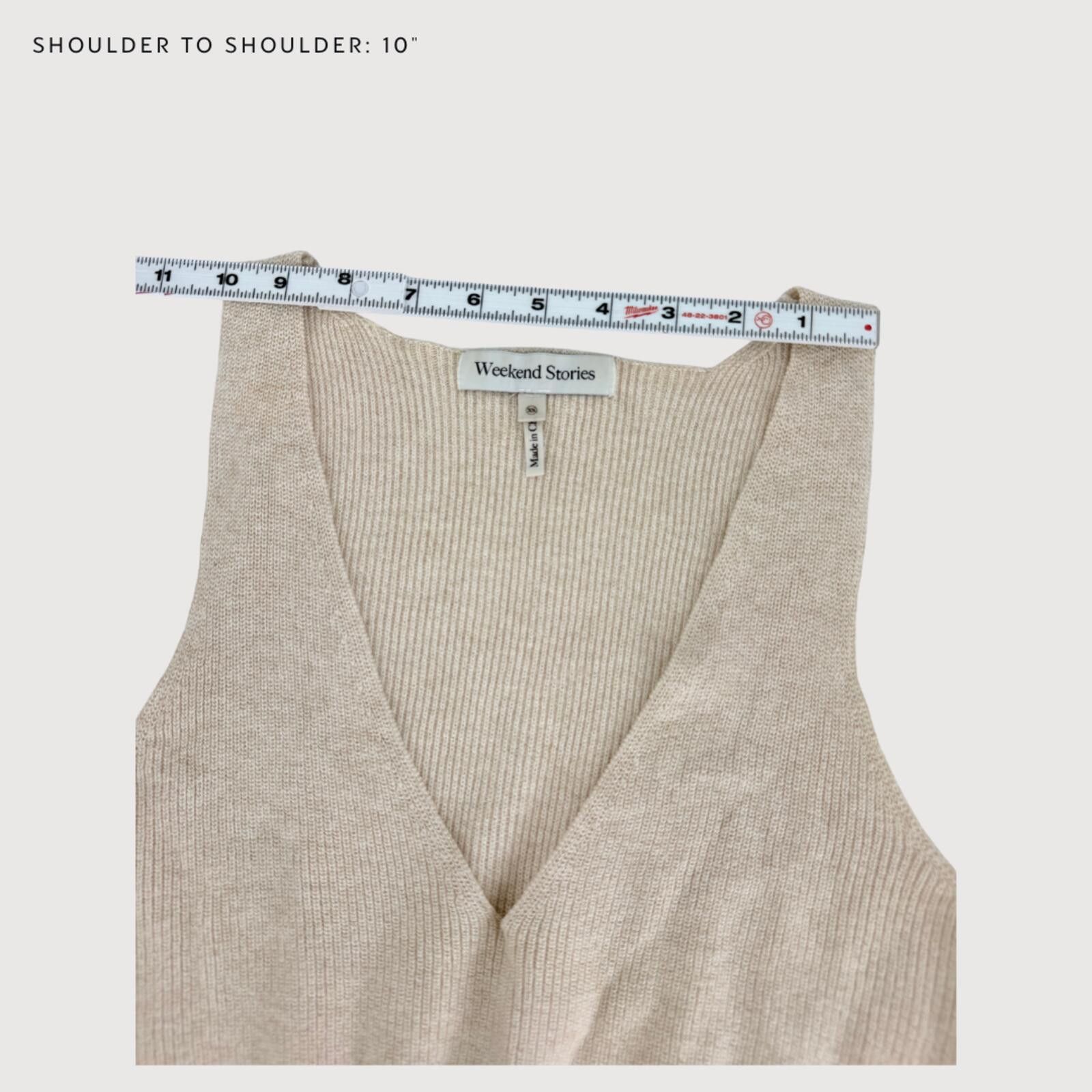 Other Weekend Stories Simone Knit Crop Top XS Size XS / US 0-2 / IT 36-38 - 8 Thumbnail