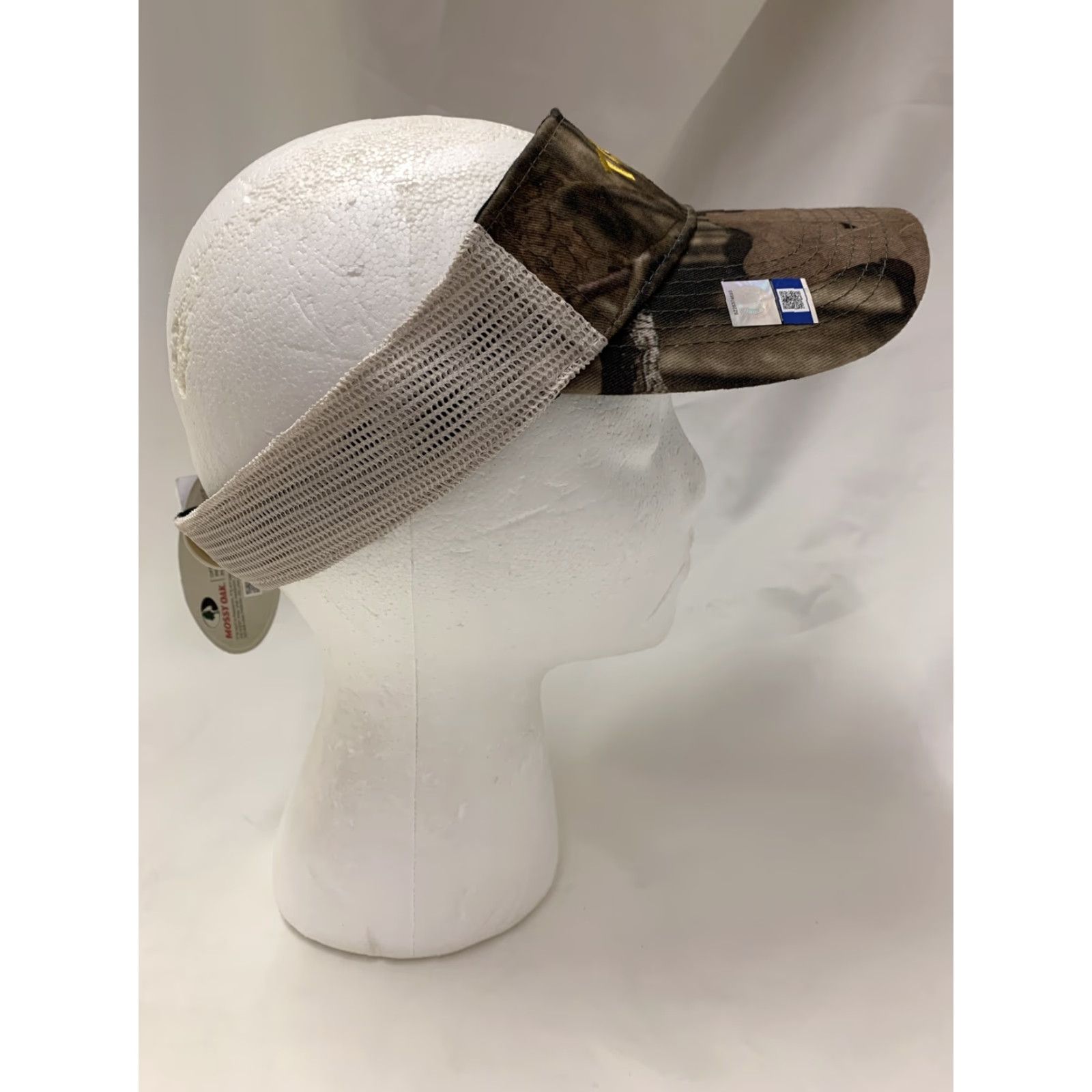 Vintage Missouri Tigers Camo Sun Visor Snap Back Mizzou Brown Cream Yellow Mossy Oak MO Visor Unisex Adults Adjustable Hat Size ONE SIZE - 3 Thumbnail