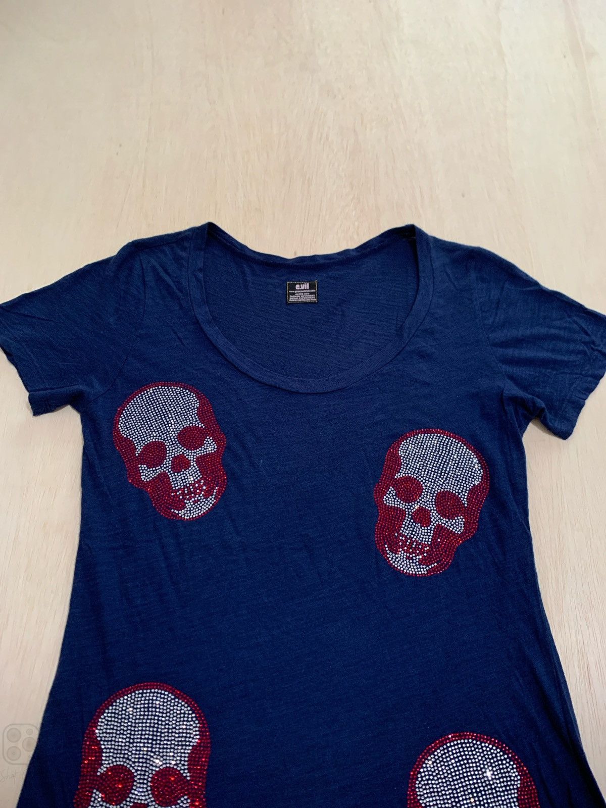 Hysteric Glamour × Japanese Brand Queen of evil Skull Ifsixwasnine Punk style Tshirt Size US M / EU 48-50 / 2 - 2 Thumbnail