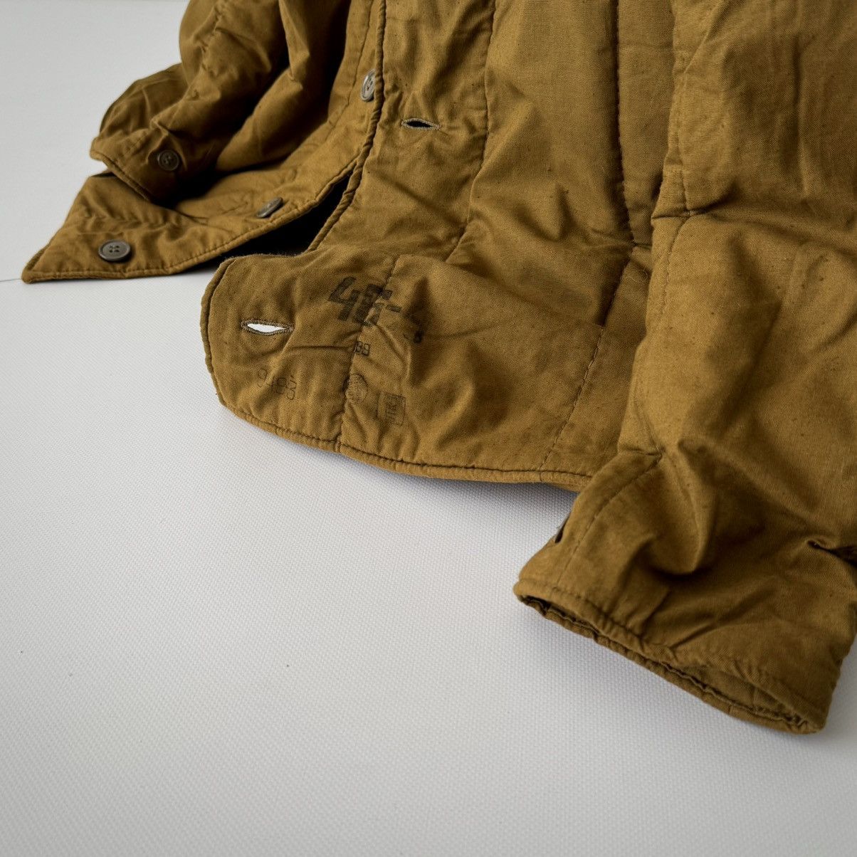 Vintage 1990s Vintage USSR 'Telogreika' Berezka Camo Quilted Jacket Size US M / EU 48-50 / 2 - 7 Thumbnail