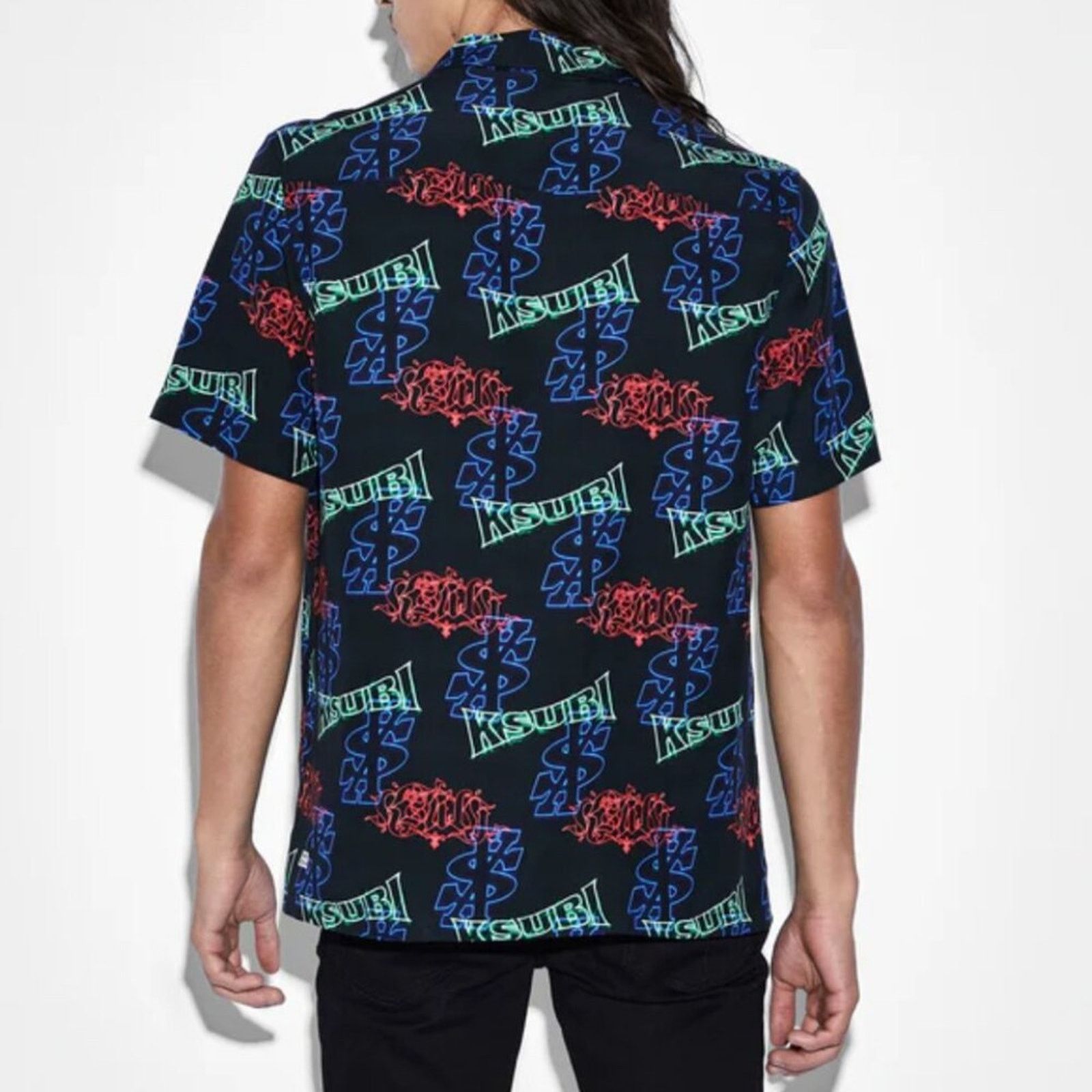 Ksubi NWT KSUBI Glow Resort SS Shirt in Black Size US L / EU 52-54 / 3 - 2 Thumbnail