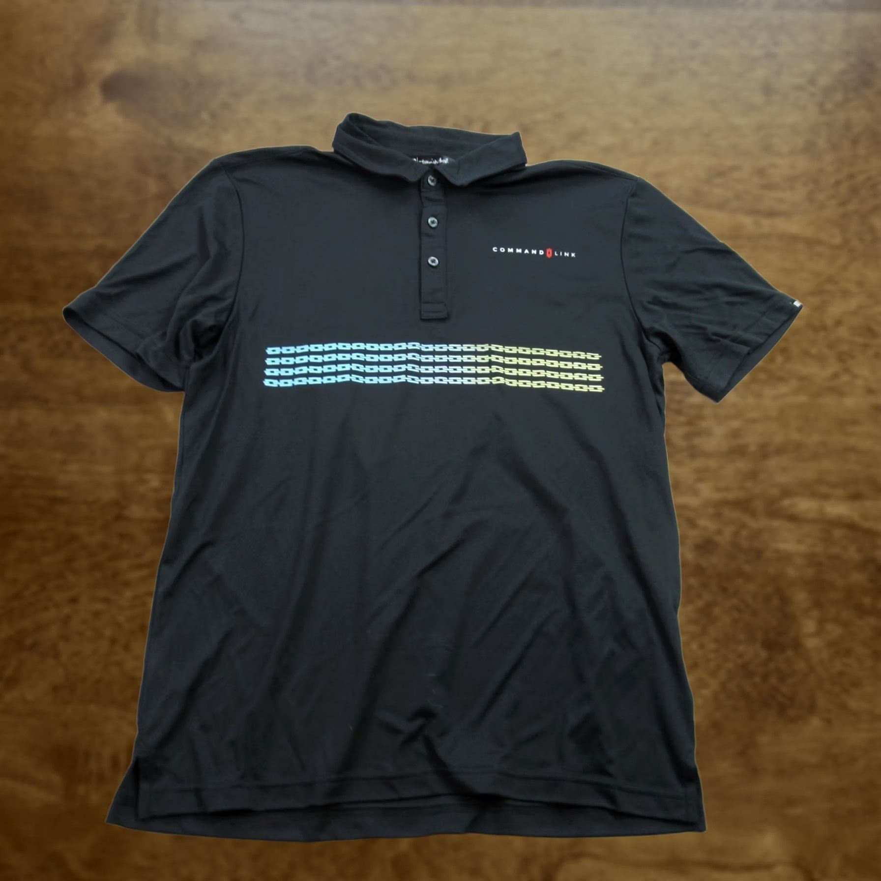 TravisMathew Travis Mathew Mens Polo Golf Shirt Short Sleeve Black Lightweight Outdoor Size US M / EU 48-50 / 2 - 1 Thumbnail