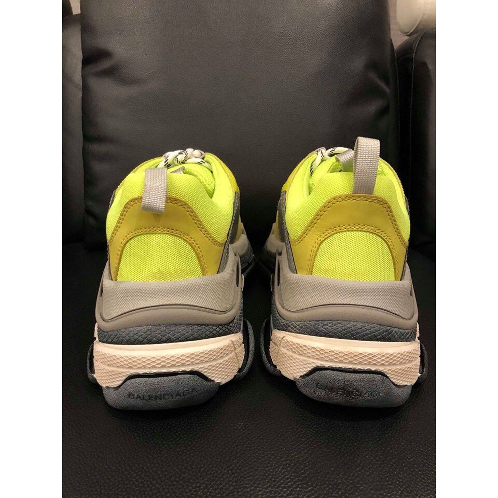 Balenciaga Balenciaga Triple S Sneaker Neon Yellow Grey Speed Size US 10 / EU 43 - 11 Thumbnail