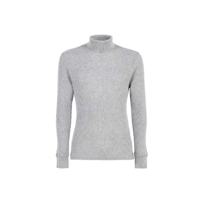 Thom Browne Thom Browne Gray Cashmere Turtleneck Sweater Size US M / EU 48-50 / 2 - 1 Thumbnail
