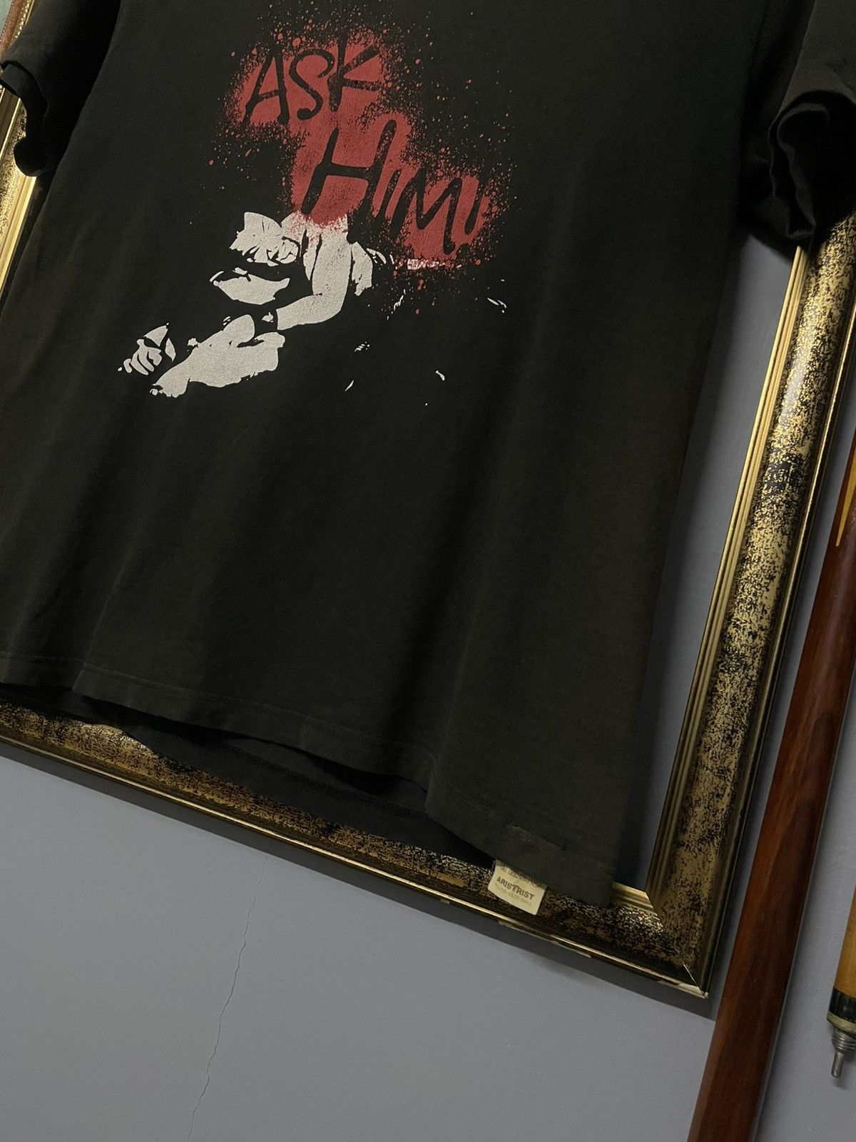 Japanese Brand Vintage 1990s Japan Designer Aristrist Ask Him War Sunfaded Size US M / EU 48-50 / 2 - 2 Thumbnail