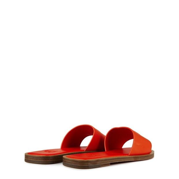 Christian Louboutin Cl Embossed Leather Mules Size US 6 / IT 36 - 5 Thumbnail