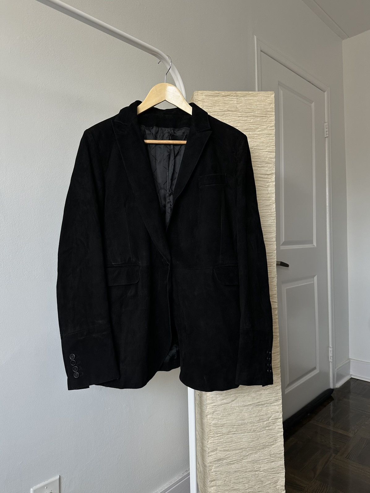 Costume National Costume National Men’s Suede Sport Jacket Blazer CNC Black Size US S / EU 44-46 / 1 - 2 Thumbnail