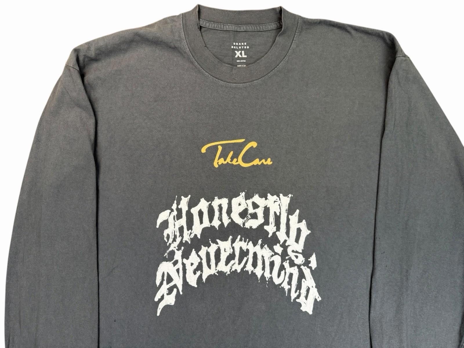 Drake Drake Related Honestly Nevermind Take Care Longsleeve XL Size US XL / EU 56 / 4 - 4 Thumbnail