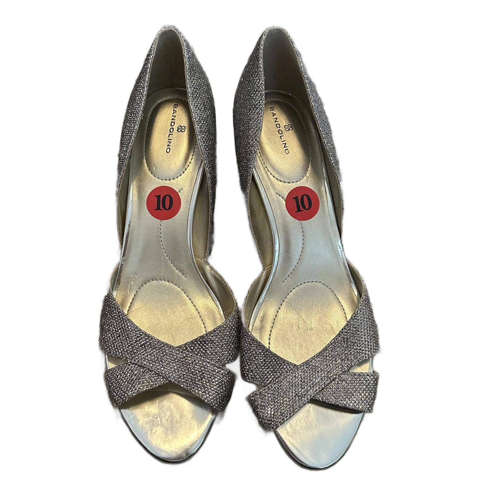 Designer Slingback Heels by Bandolino – Size 10 Size US 10 / IT 40 - 1 Thumbnail