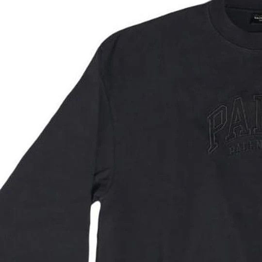 Balenciaga o1mt1gz0824 Cities Paris Sweatshirt Regular Fit in Black Size US XL / EU 56 / 4 - 4 Thumbnail