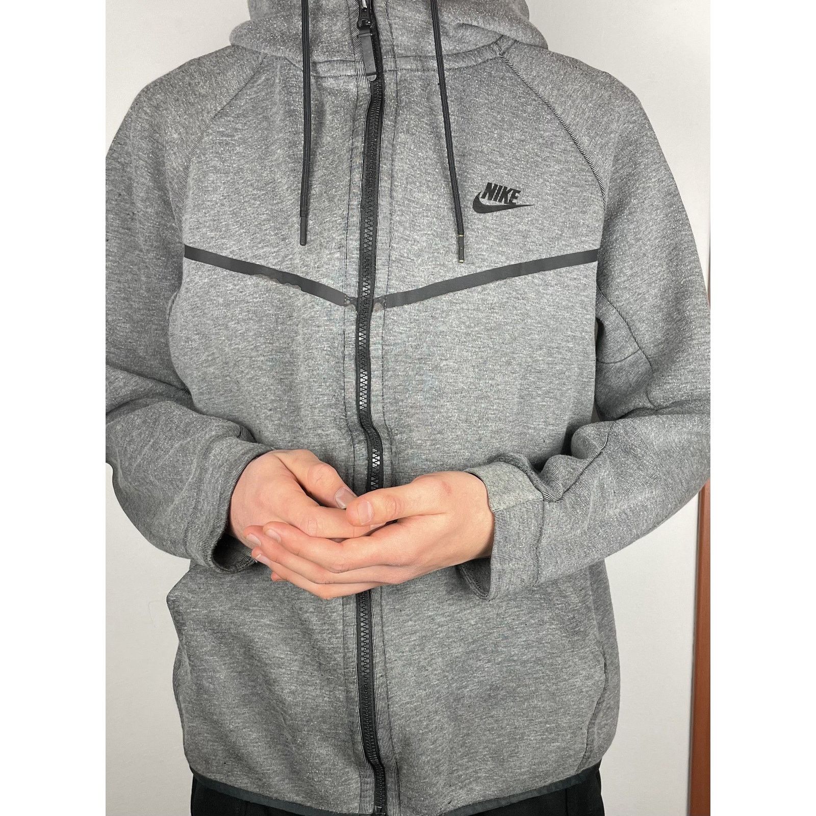 Nike Nike Sportswear Tech Fleece Men Gray Windrunner Hoodie Large Size US L / EU 52-54 / 3 - 2 Thumbnail