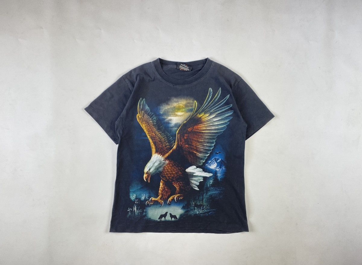 Woolf Rock Eagle vintage motorcycle t-shirt Size US S / EU 44-46 / 1 - 1 Thumbnail