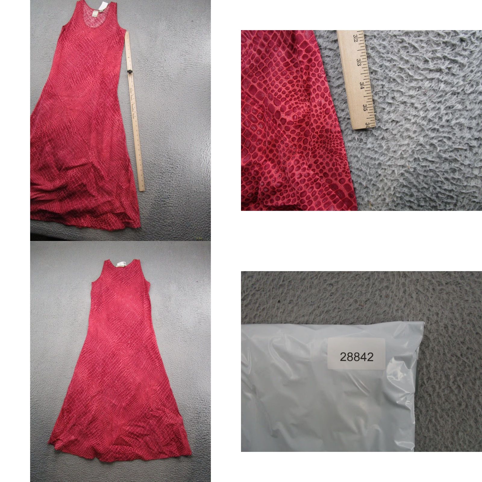Hamilton VTG Hamilton Kennedy 100% Silk Sleeveless Abstract Lightweight Dress SZ S NEW Size S / US 4 / IT 40 - 8 Thumbnail