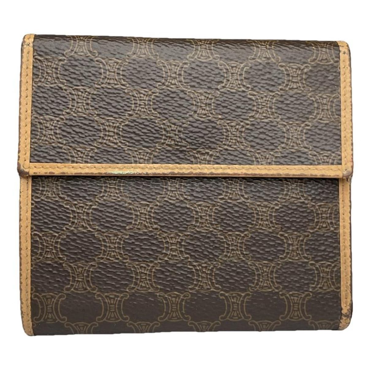 Celine Triomphe Brown Leather Wallet Size ONE SIZE - 1 Thumbnail