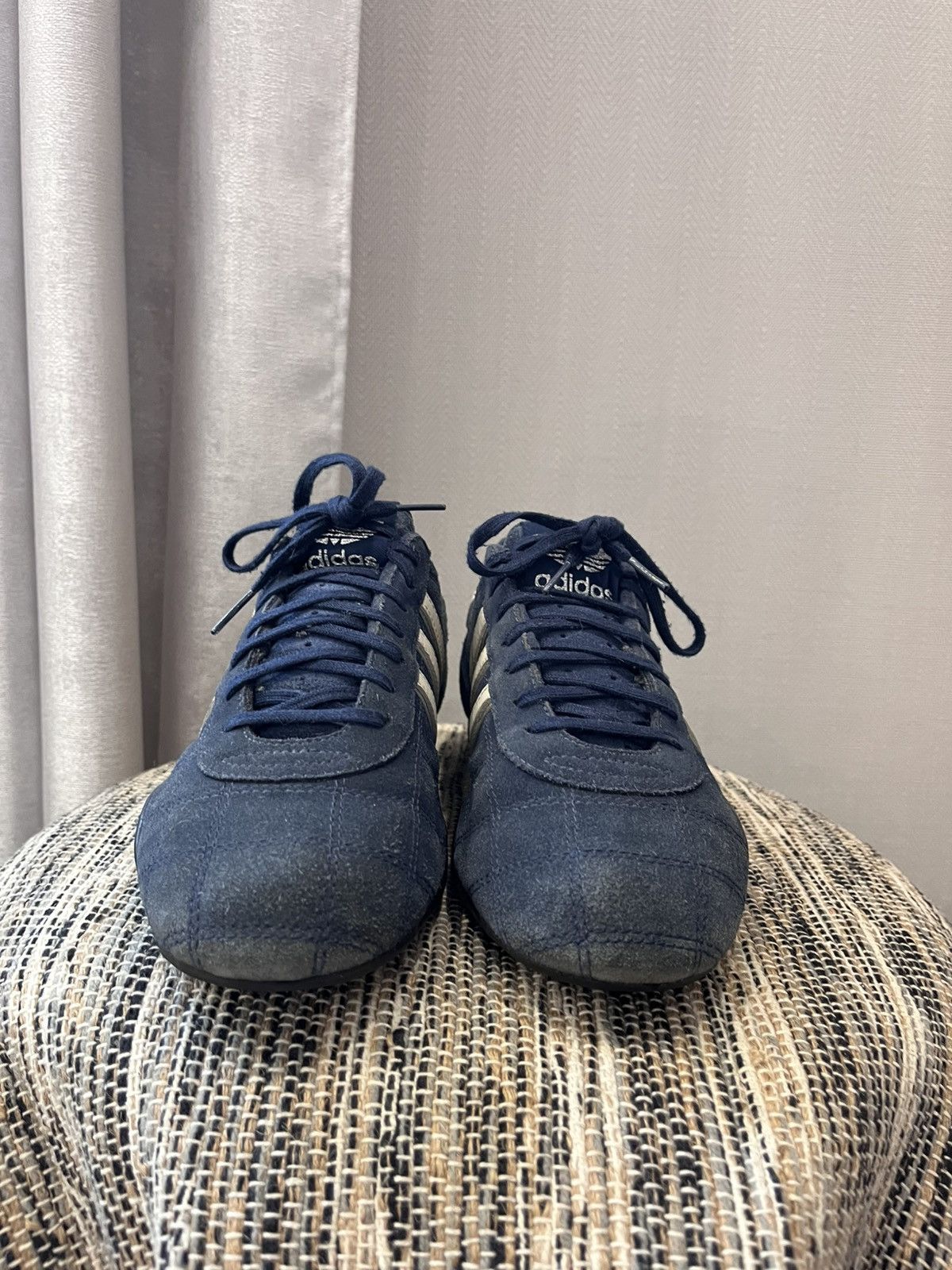 Adidas × Vintage Vintage Adidas tuscany GoodYear Sneakers F1 Moto Racing Navy Size US 7 / EU 40 - 2 Thumbnail