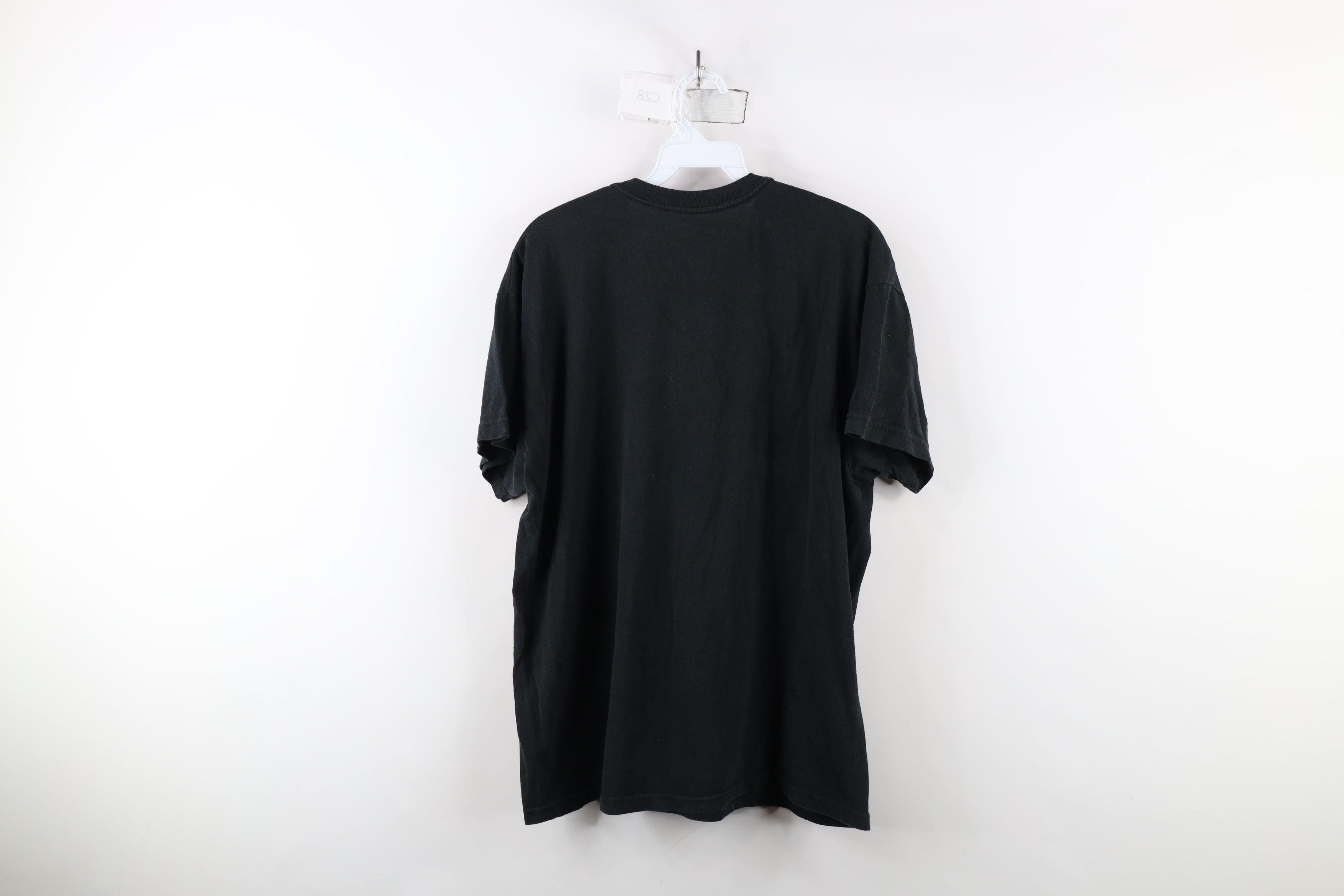 Vintage Vintage 90s Streetwear Blank Pocket T-Shirt Black Cotton Size US M / EU 48-50 / 2 - 10 Thumbnail