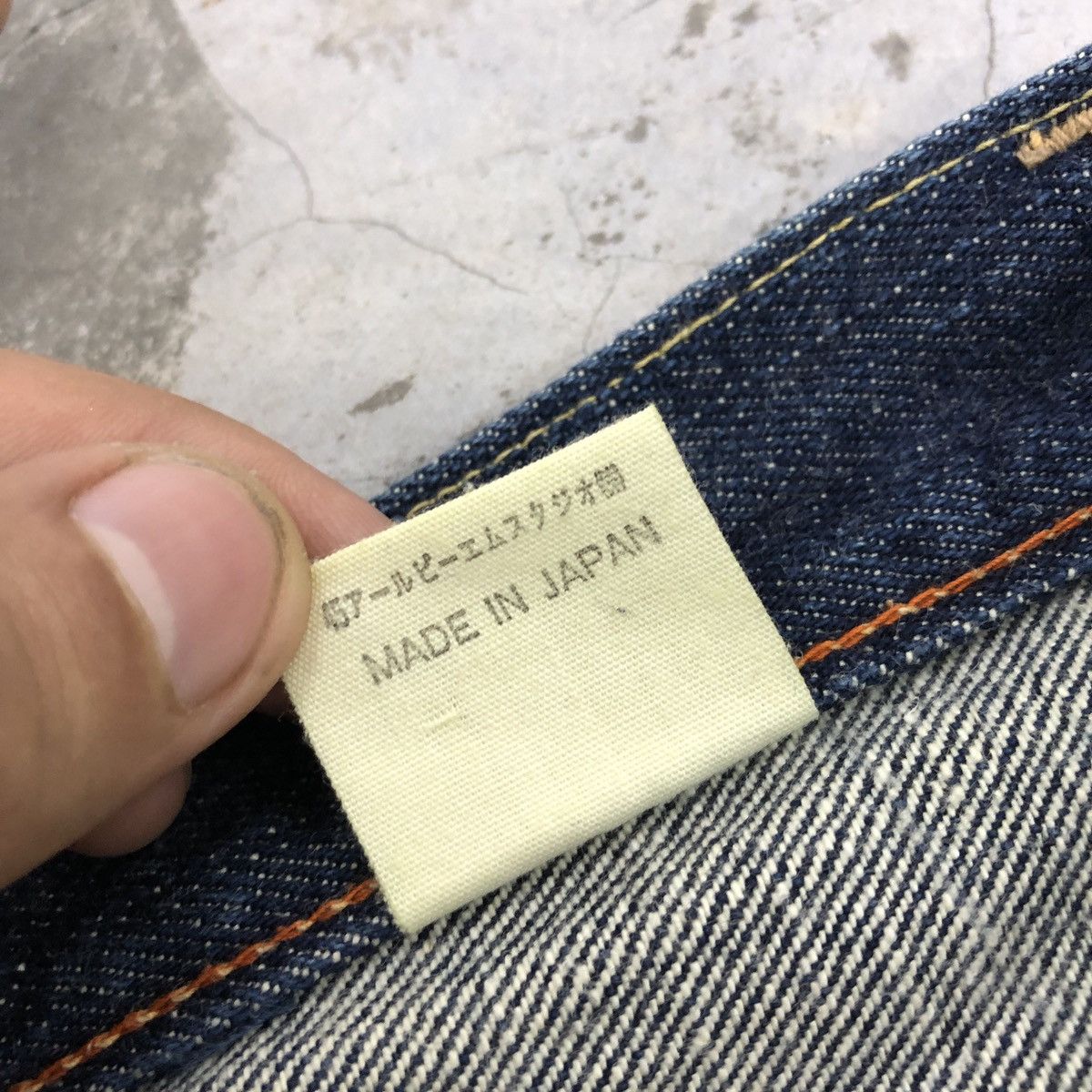 45rpm × Denime × Japanese Brand 45 RPM Straight Cut Denim Jeans Size US 28 / EU 44 - 15 Thumbnail