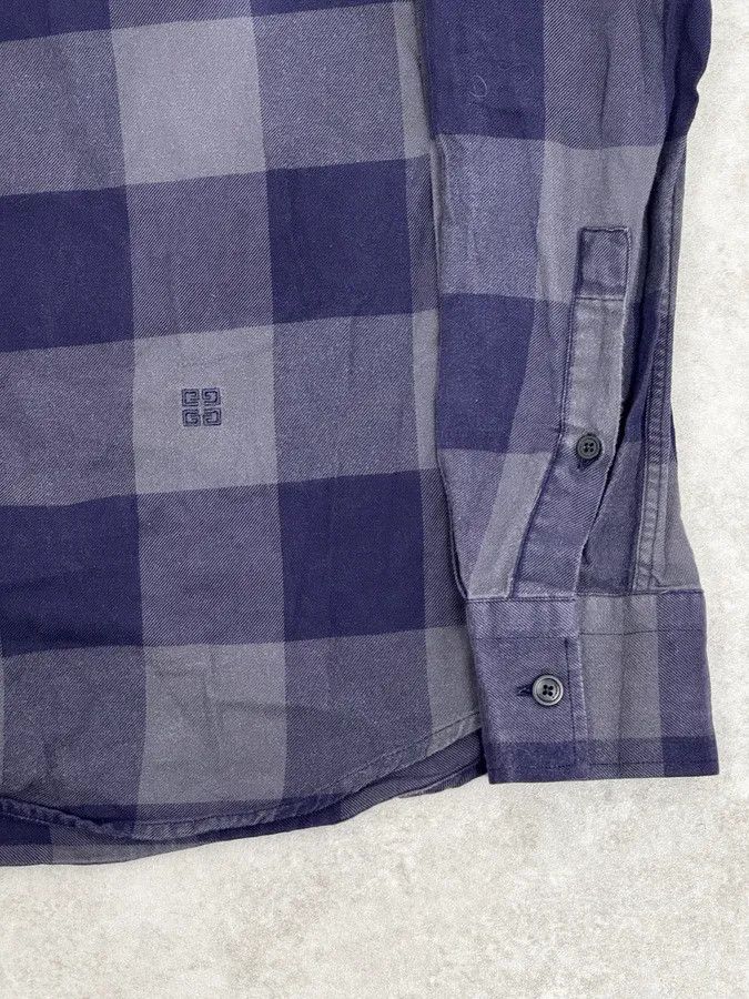 Givenchy Givenchy Grey & Navy Classy Checkered Shirt Size US S / EU 44-46 / 1 - 8 Thumbnail